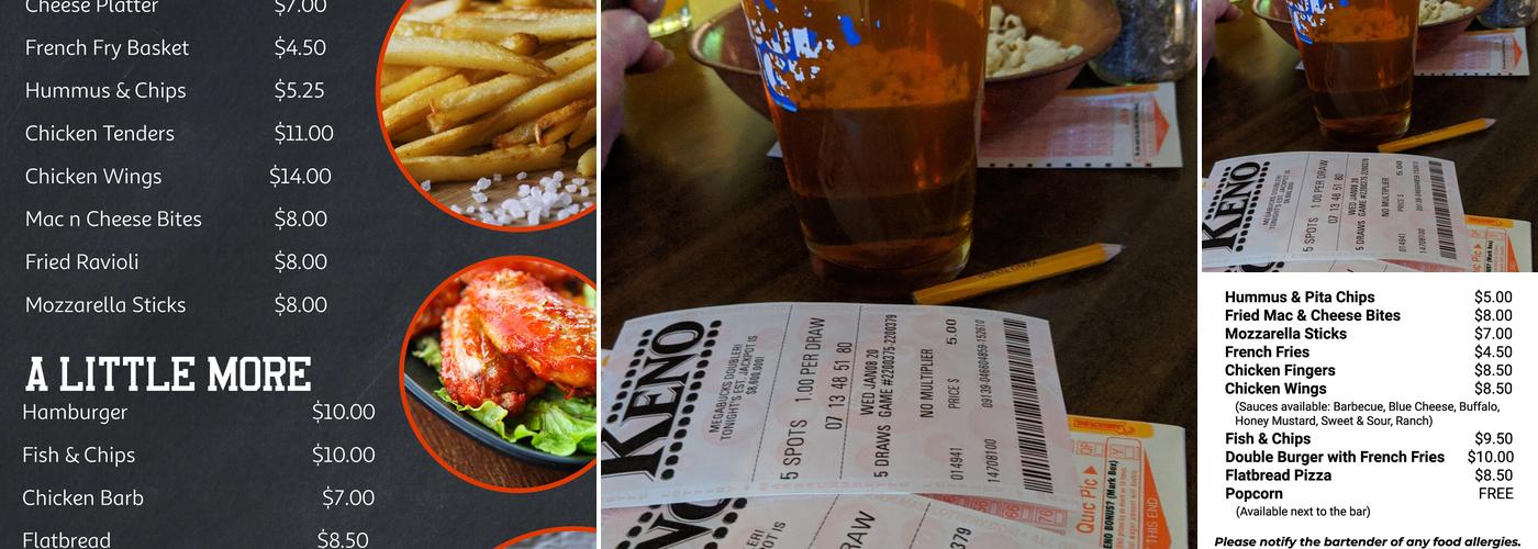 Rolf's Pub Menu
