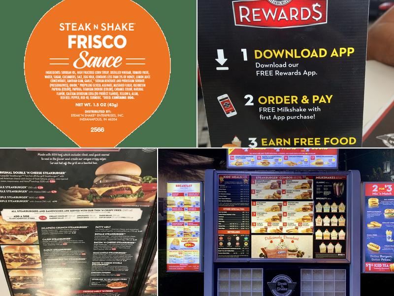 Steak 'n Shake Menu