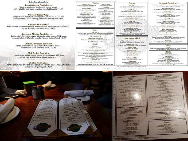 Cask 'n Flagon Menu