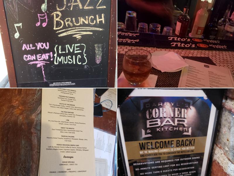 Darryl's Corner Bar & Kitchen Menu