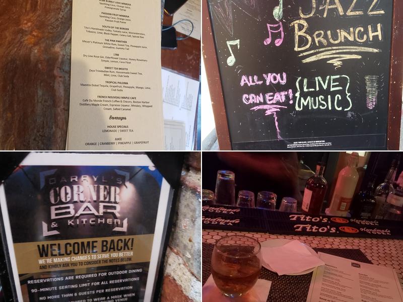 Darryl's Corner Bar & Kitchen Menu