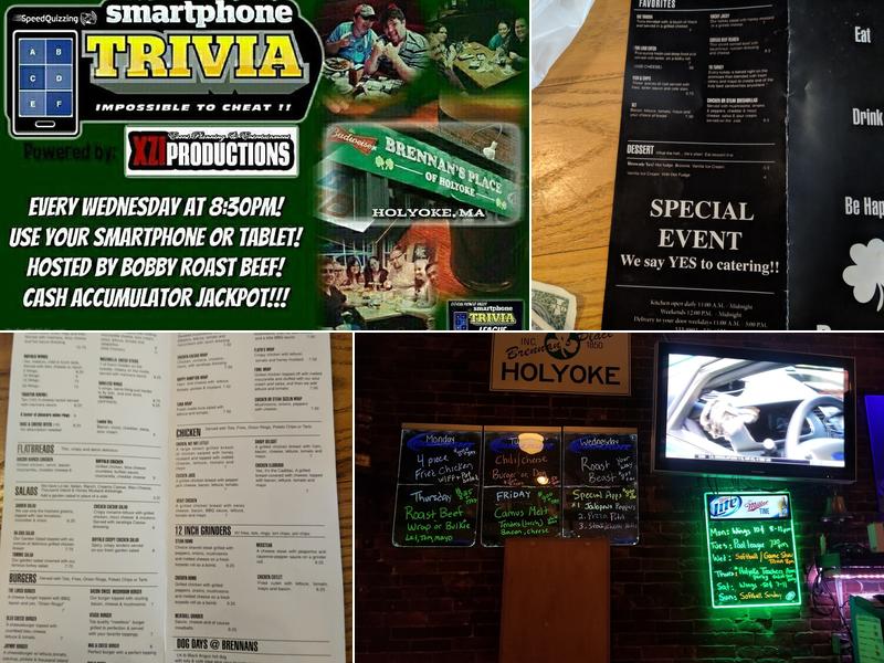 Brennan's Place Menu