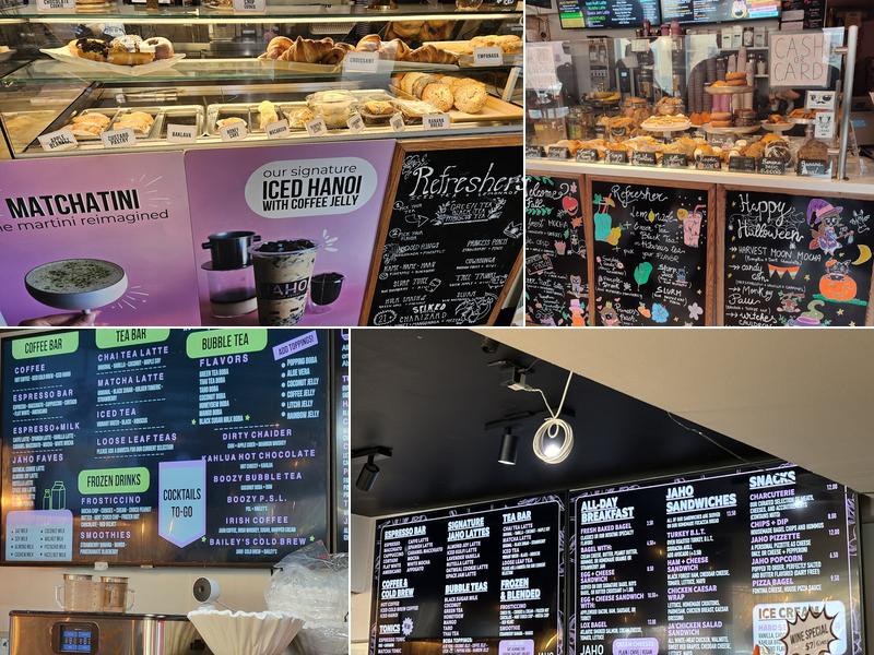 Jaho Coffee Roaster & Wine Bar Menu