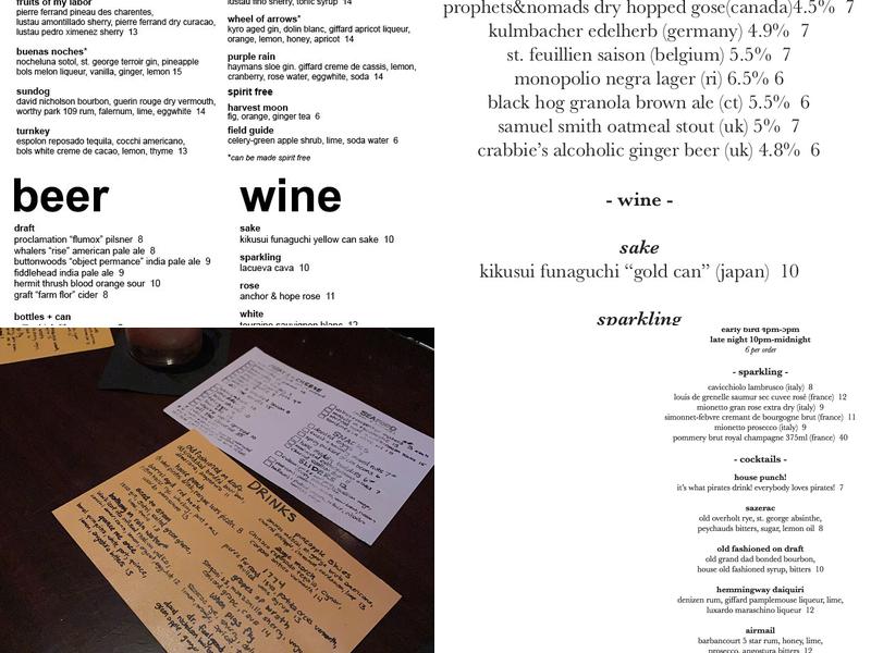 The Eddy Menu