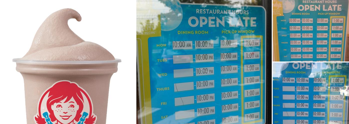 Wendy's Menu