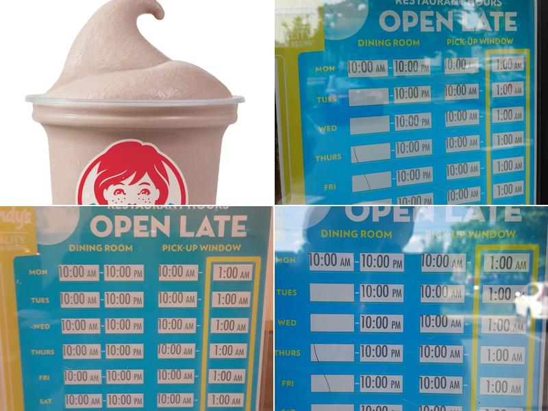 Wendy's Menu