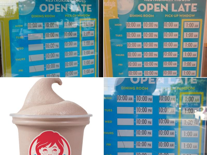 Wendy's Menu
