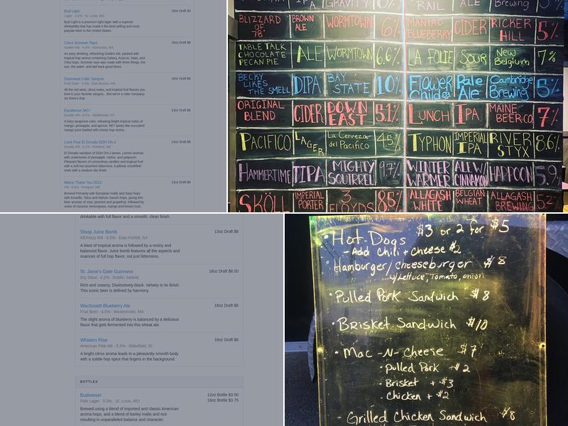 Partner's Pub Menu