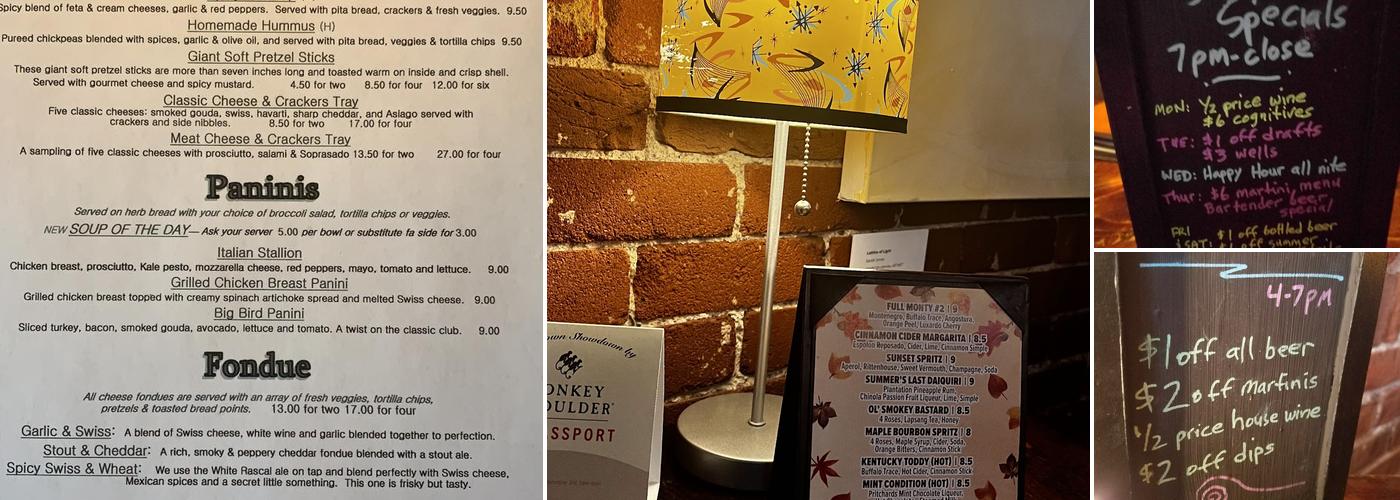 MudLounge Menu