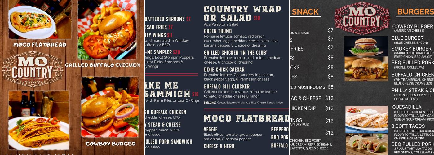 MO Country Menu