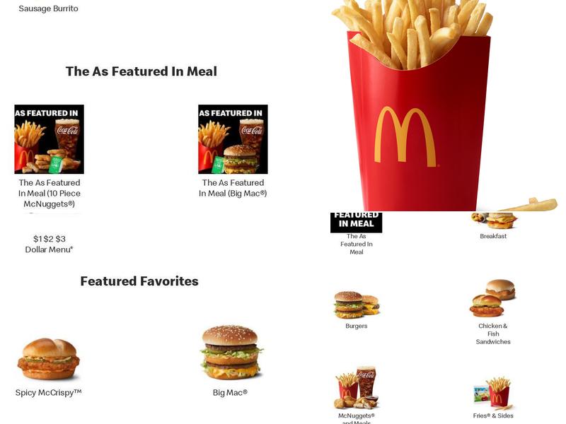 McDonald's Menu
