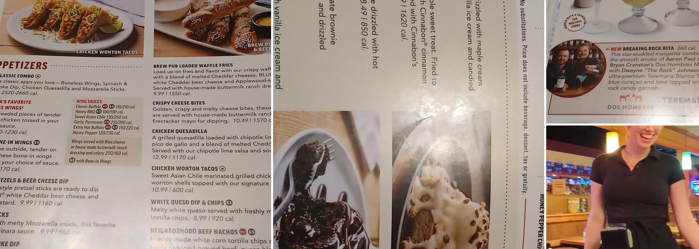 Applebee's Grill + Bar Menu
