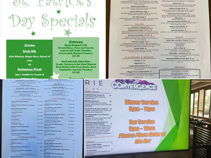 Prairie Kitchen & Bar Menu