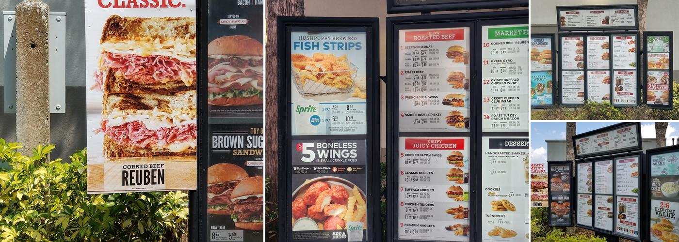 Arby's Menu