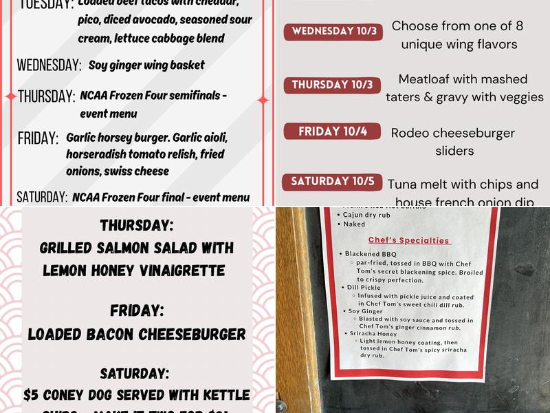 Grand 7 Menu
