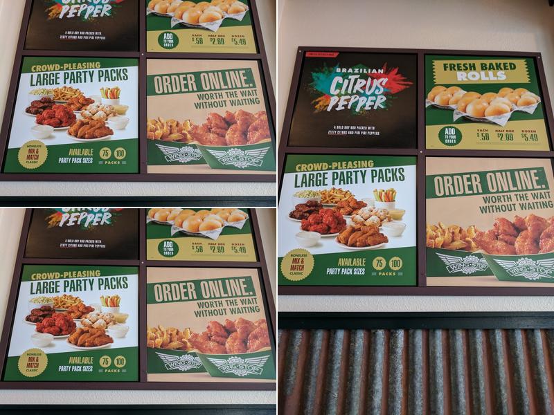 Wingstop Menu