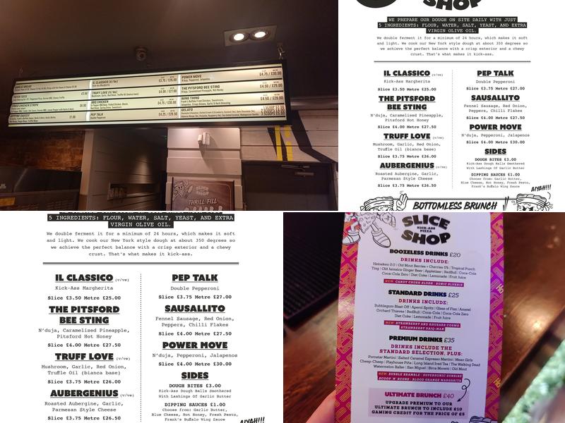 Playhouse Northampton Menu