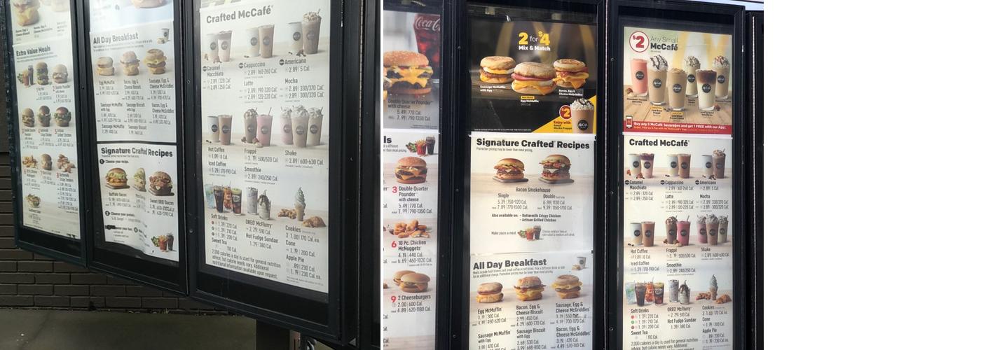 McDonald's Menu