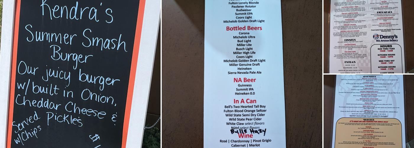 Frenchman's Pub-Richfield Menu