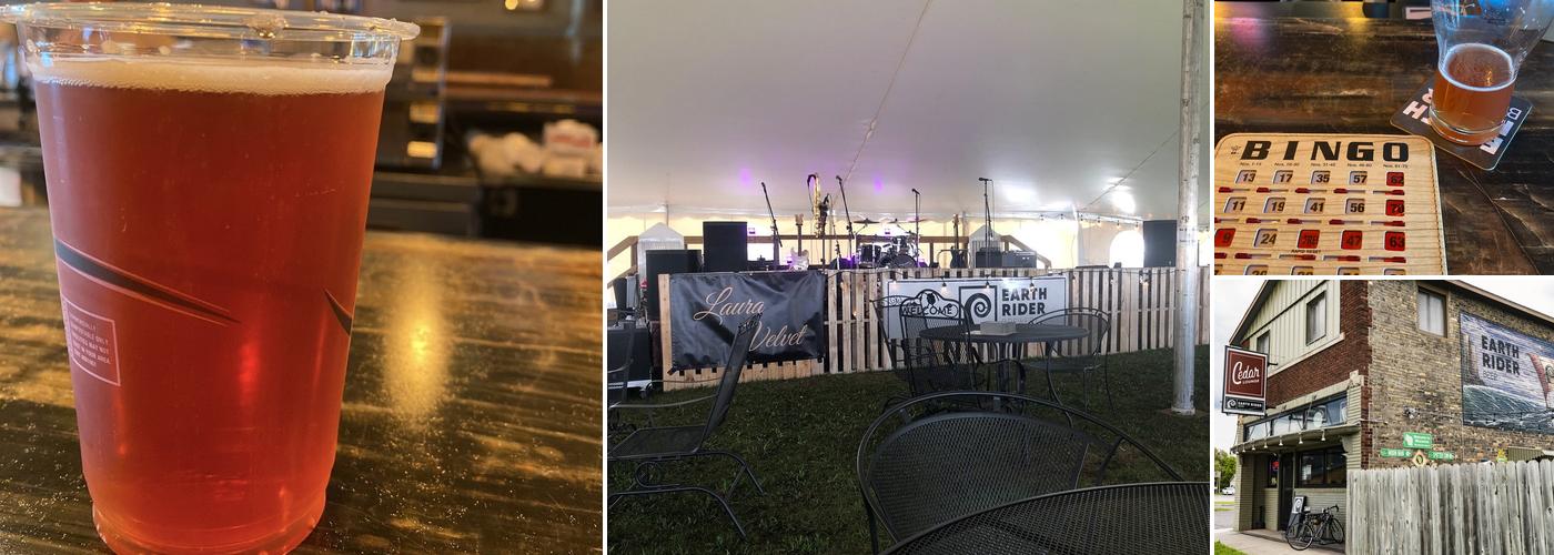 Cedar Lounge Earth Rider Brewery taproom