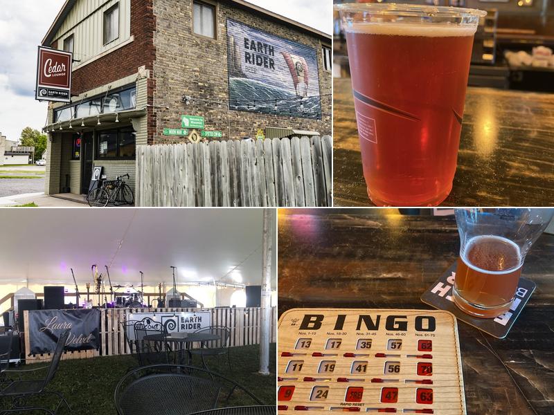 Cedar Lounge Earth Rider Brewery taproom