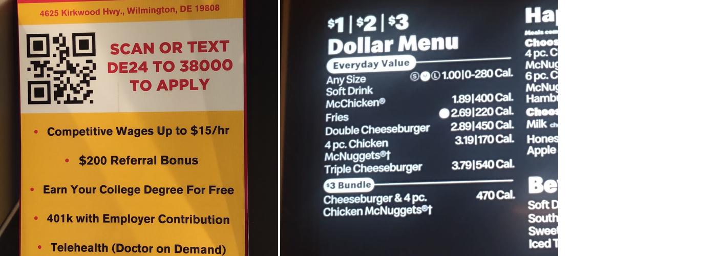 McDonald's Menu