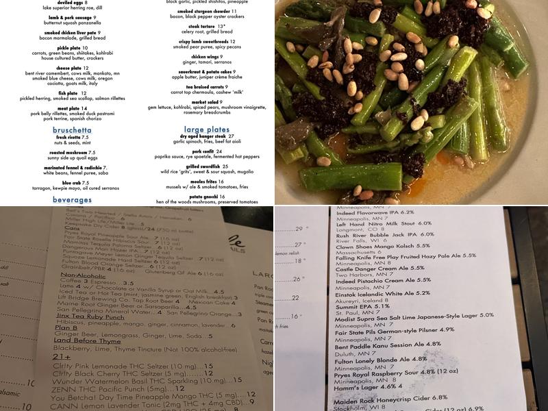 Nightingale Menu