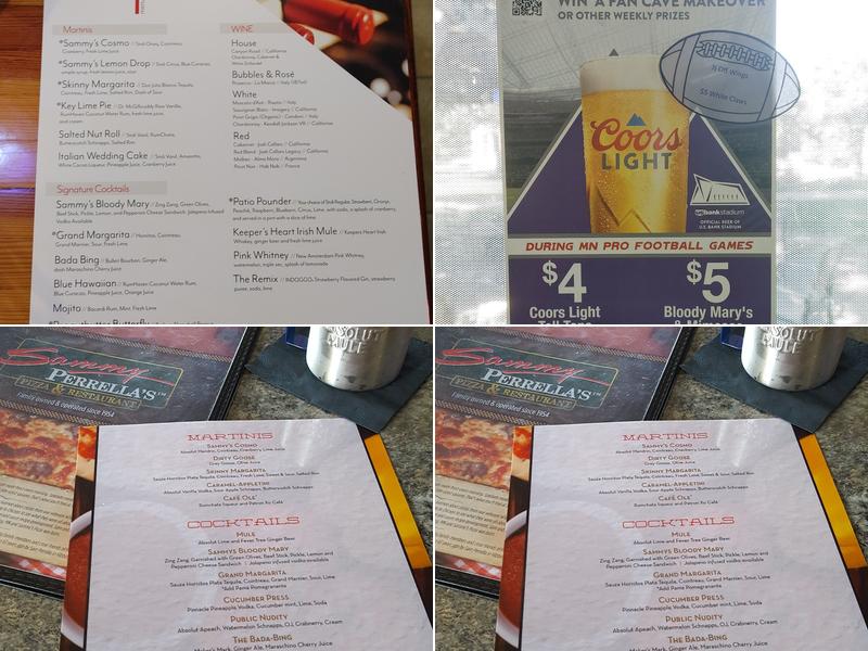 Five Four Lounge Menu