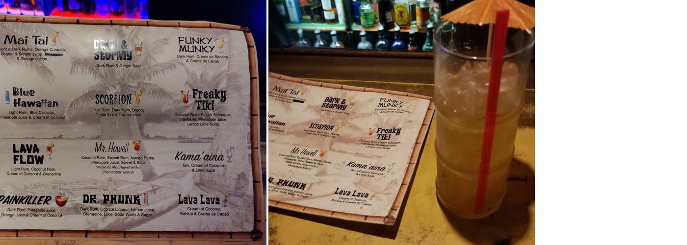 Bikini Lounge Menu
