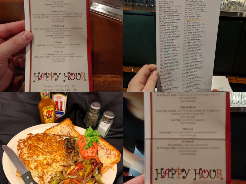 Williams Uptown Pub & Peanut Bar Menu