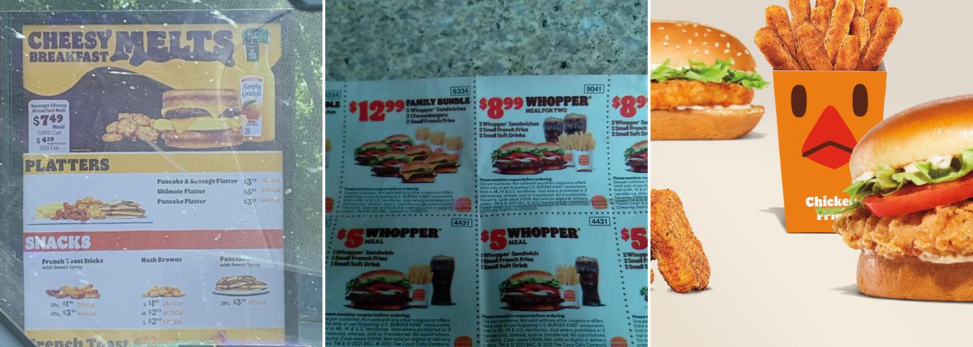 Burger King Menu