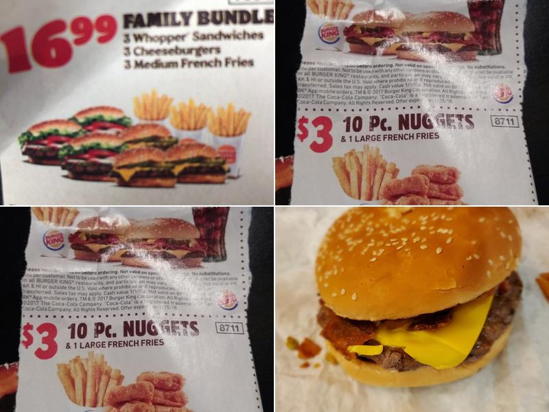Burger King Menu
