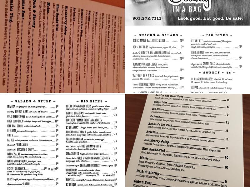 Bar DKDC Menu