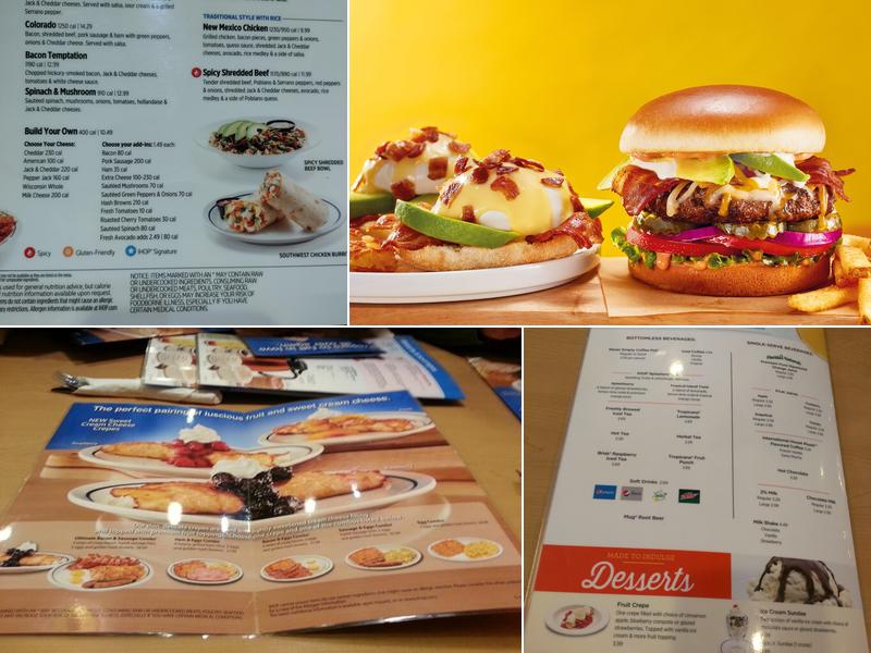 IHOP Menu
