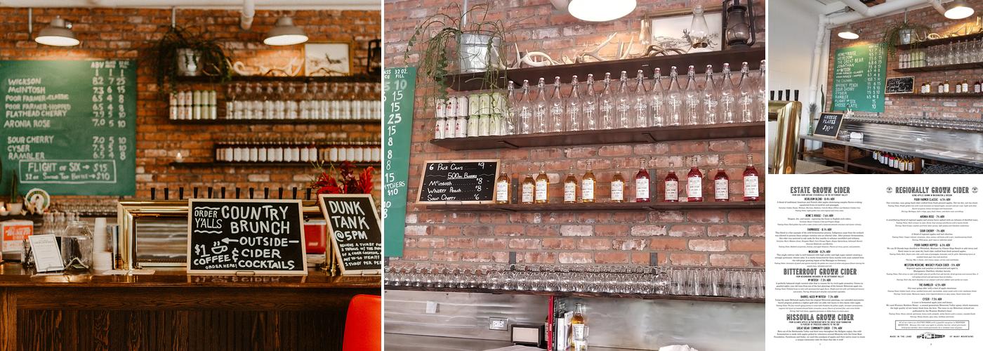 Western Cider Menu