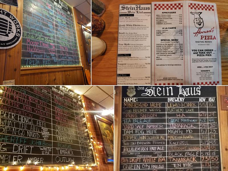 Stein Haus Menu