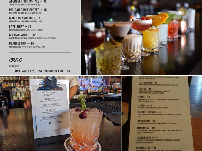 Enbar Craft Cocktail Lounge Menu