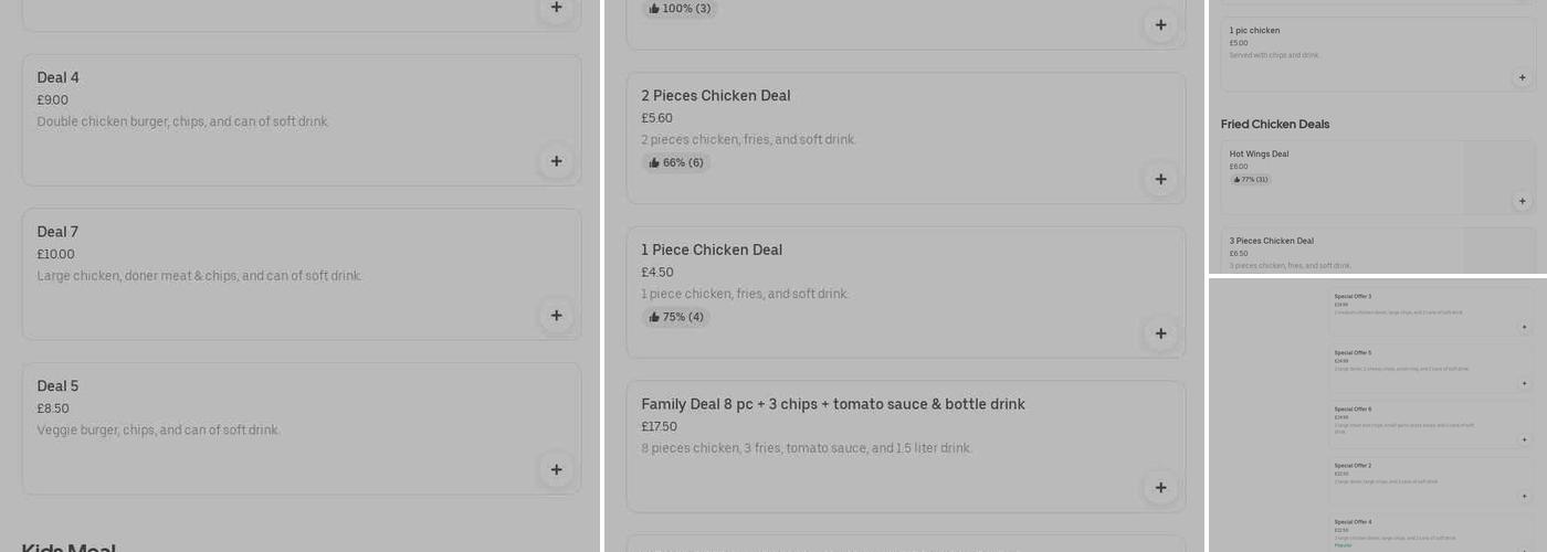 Perfect Pizza House Menu