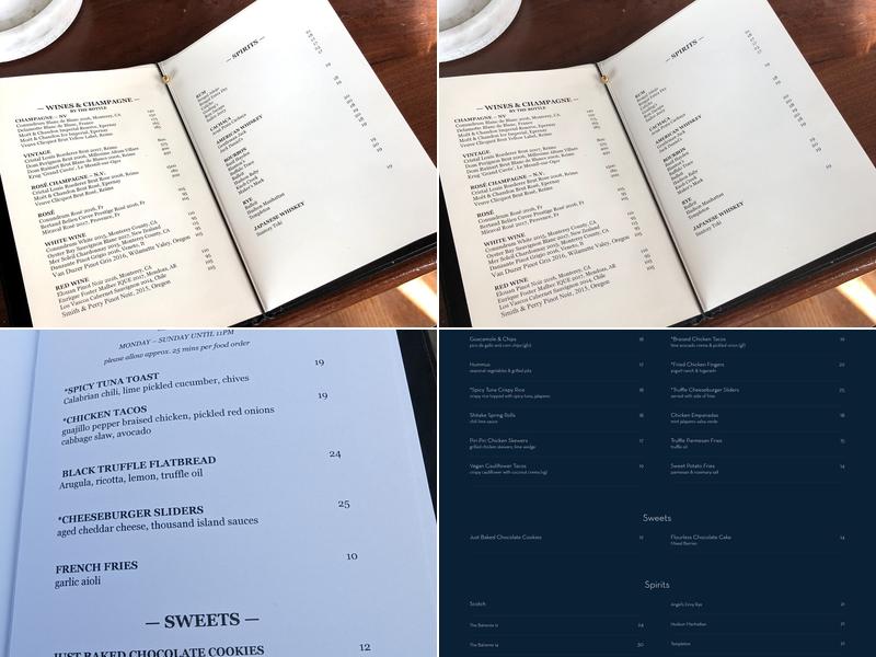 JIMMY Menu