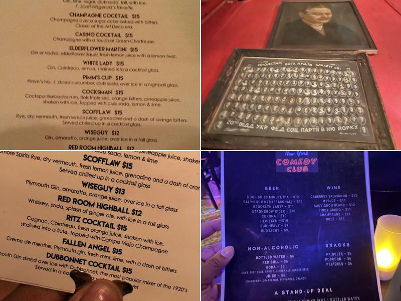KGB Bar Menu