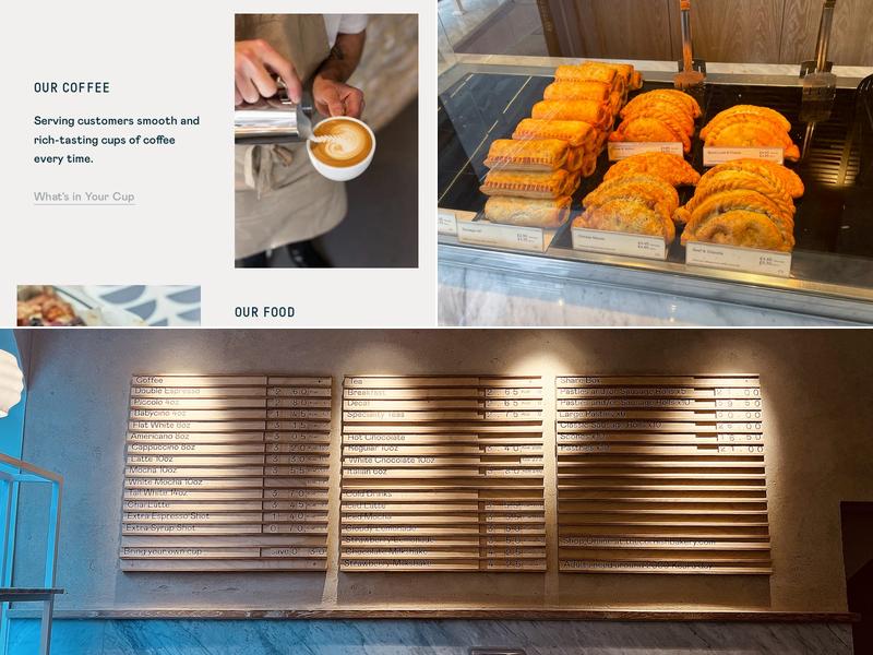 The Cornish Bakery Menu