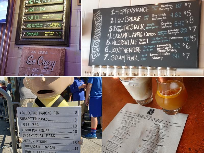 Lockhouse Distillery and Bar Menu