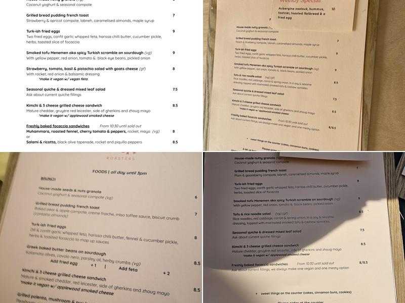 Curve Coffee - Cafe & Store Menu