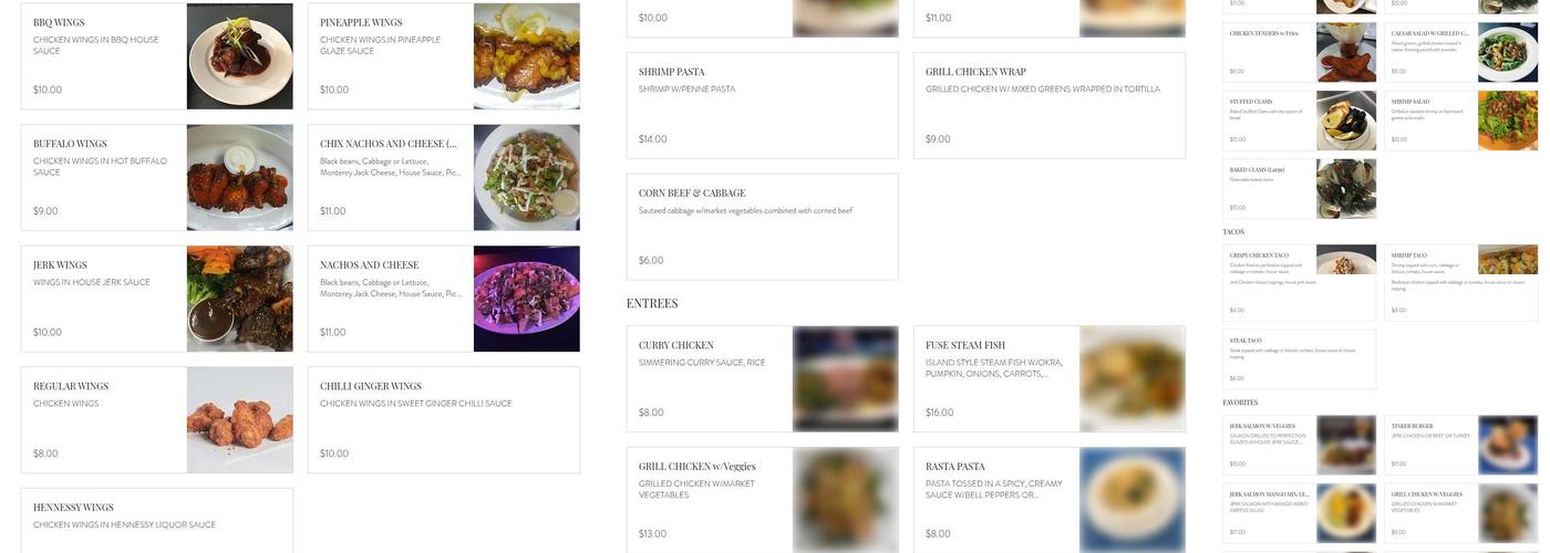 Jolly Tinker Menu