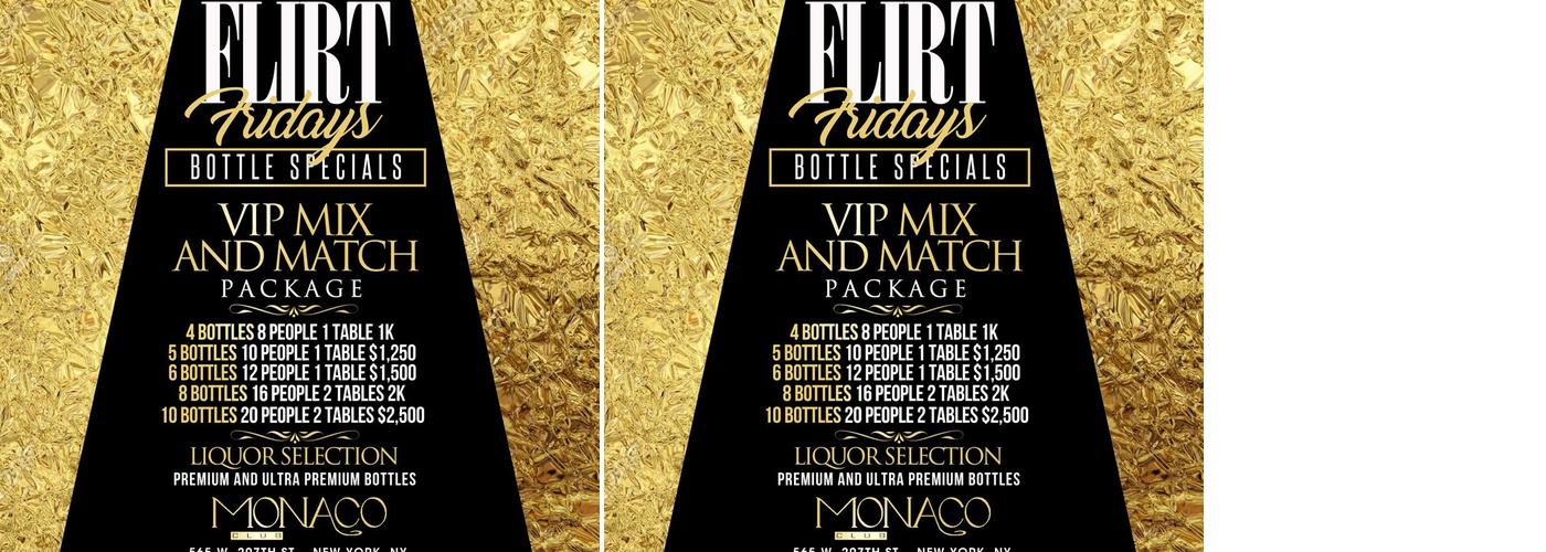 Monaco NYC Menu