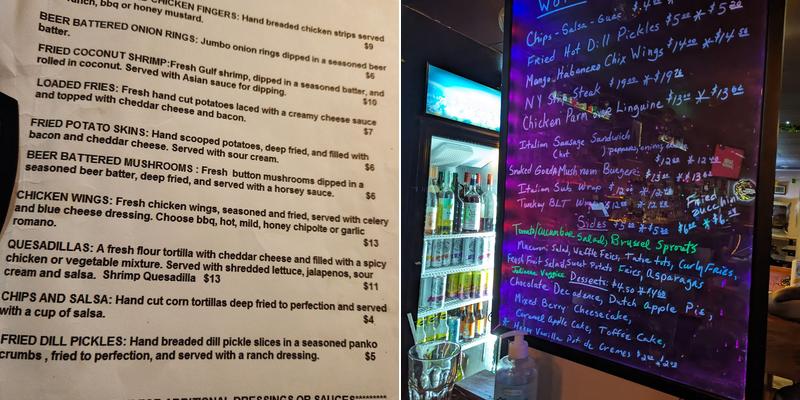 WOLF'S DEN Menu
