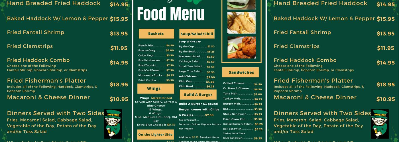 Murray's Menu