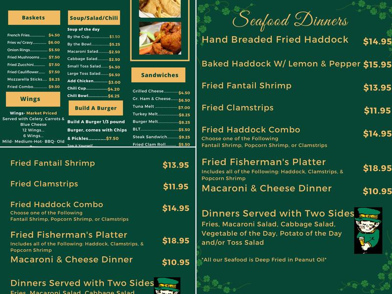 Murray's Menu