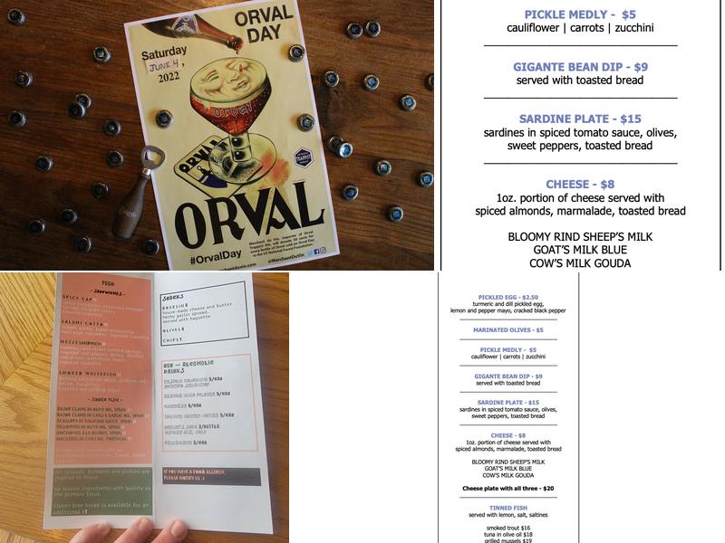 Delaware Supply Menu