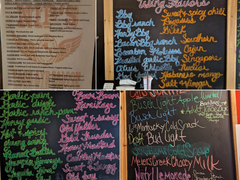 Nip's Park Avenue Saloon Menu